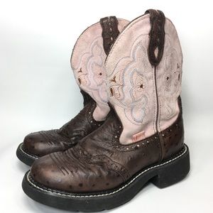Justin Western Cowboy Boots size 5.5
